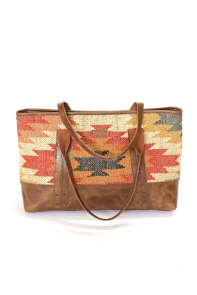 ALPINE - KILIM and LEATHER  BAG