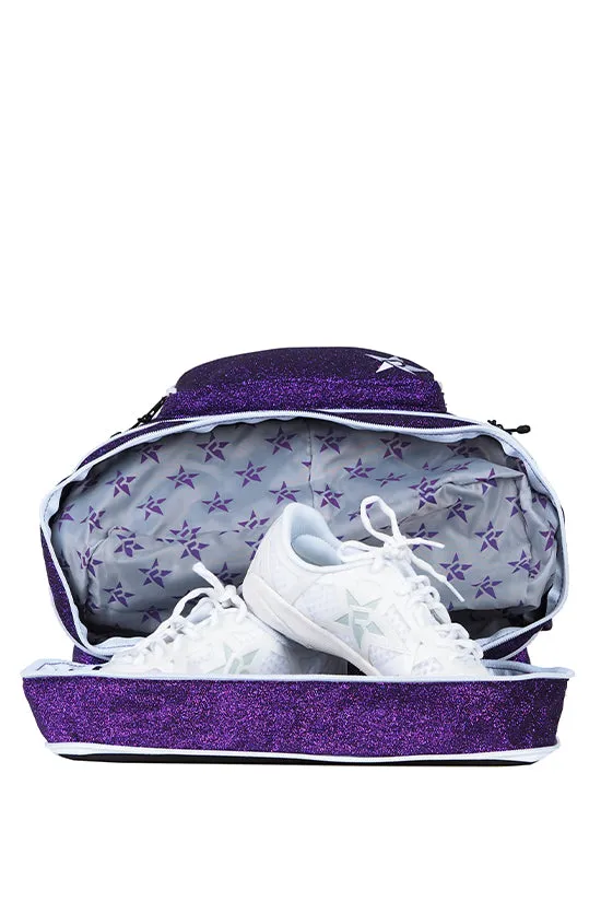 Amethyst Rebel Dream Bag with White Zipper