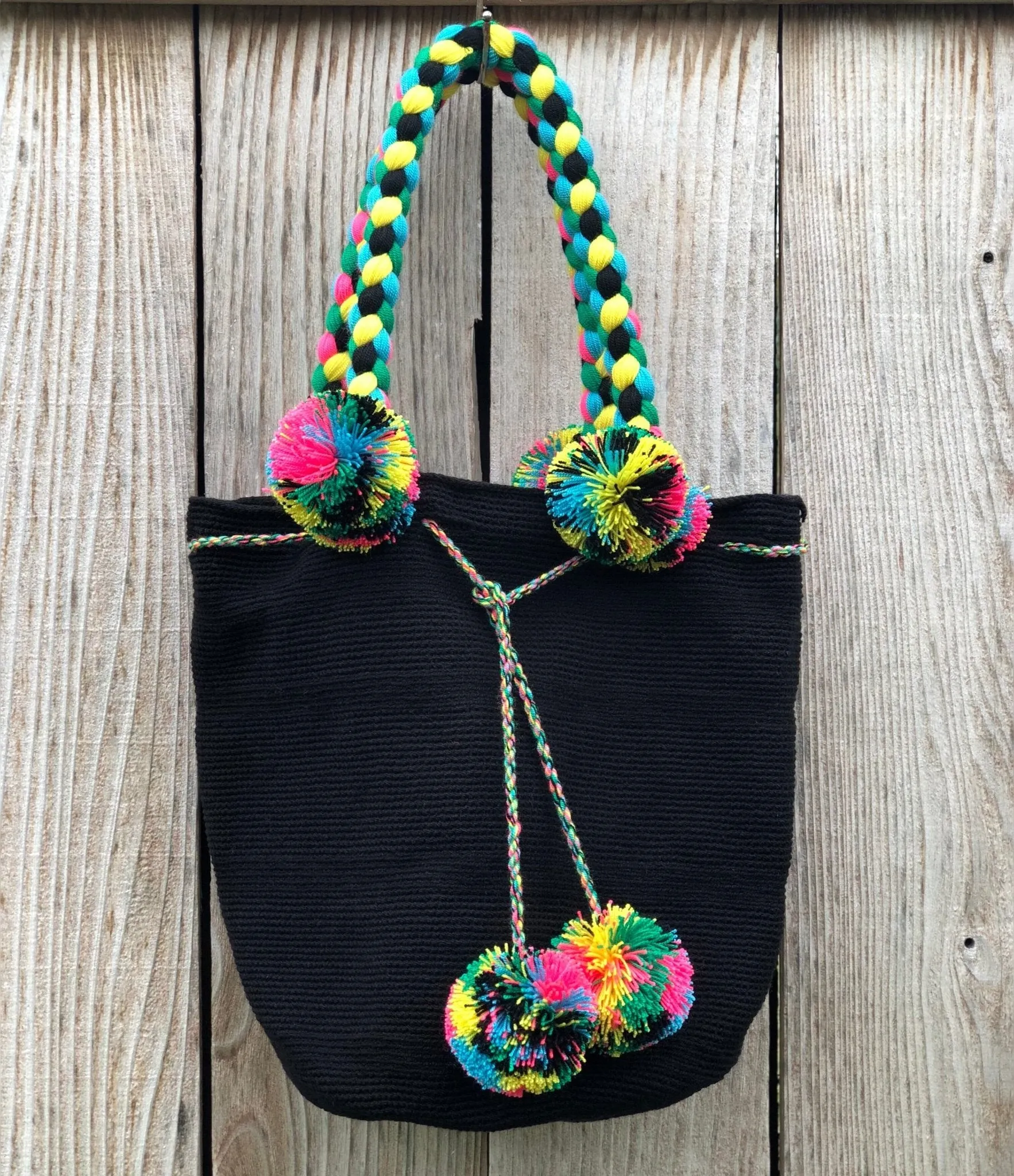 Boho Chic Handbags with Pompoms