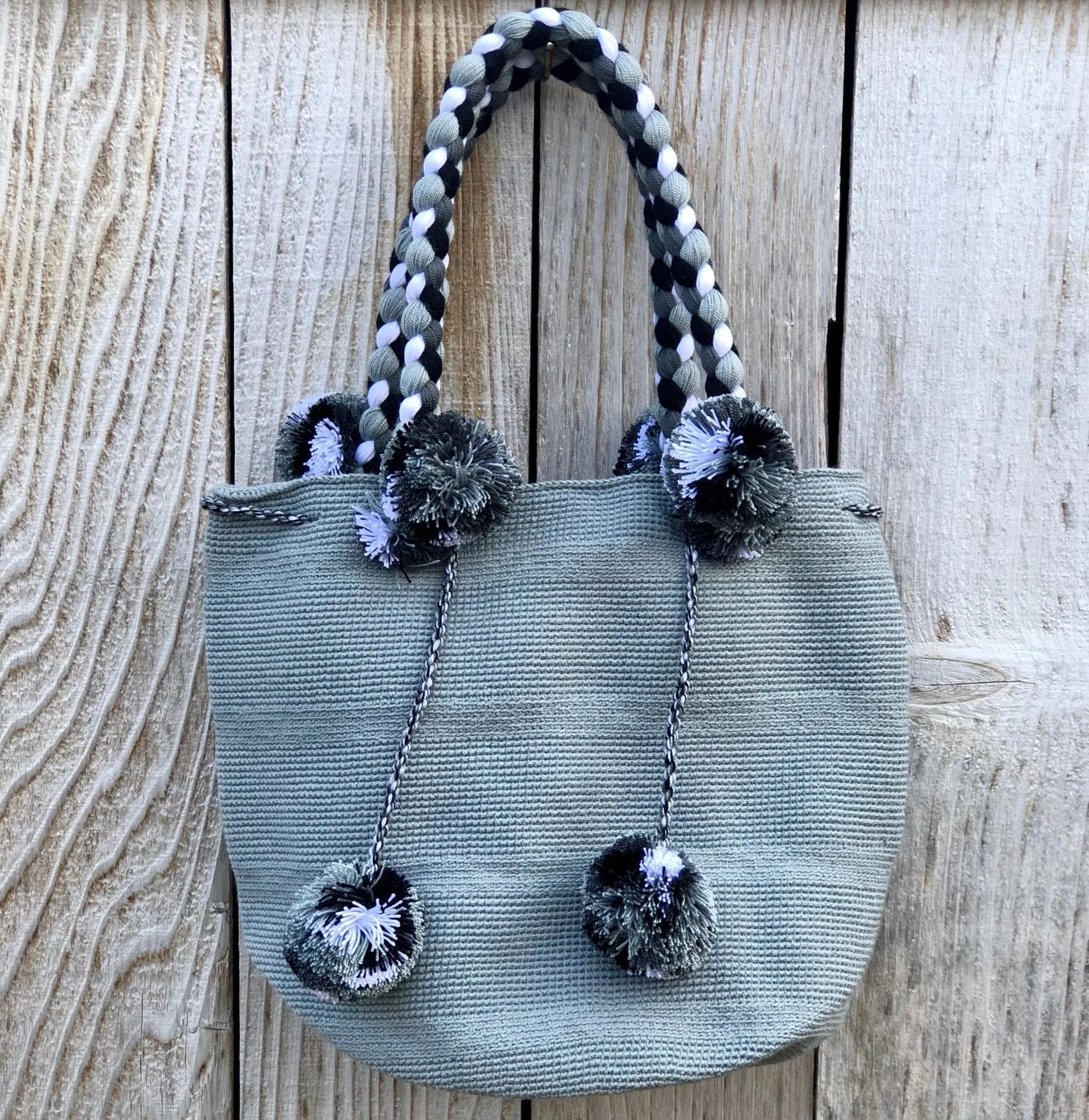 Boho Chic Handbags with Pompoms