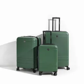 Stylish Olive Bon Voyage Aero 3-Piece Luggage Set for Travelers