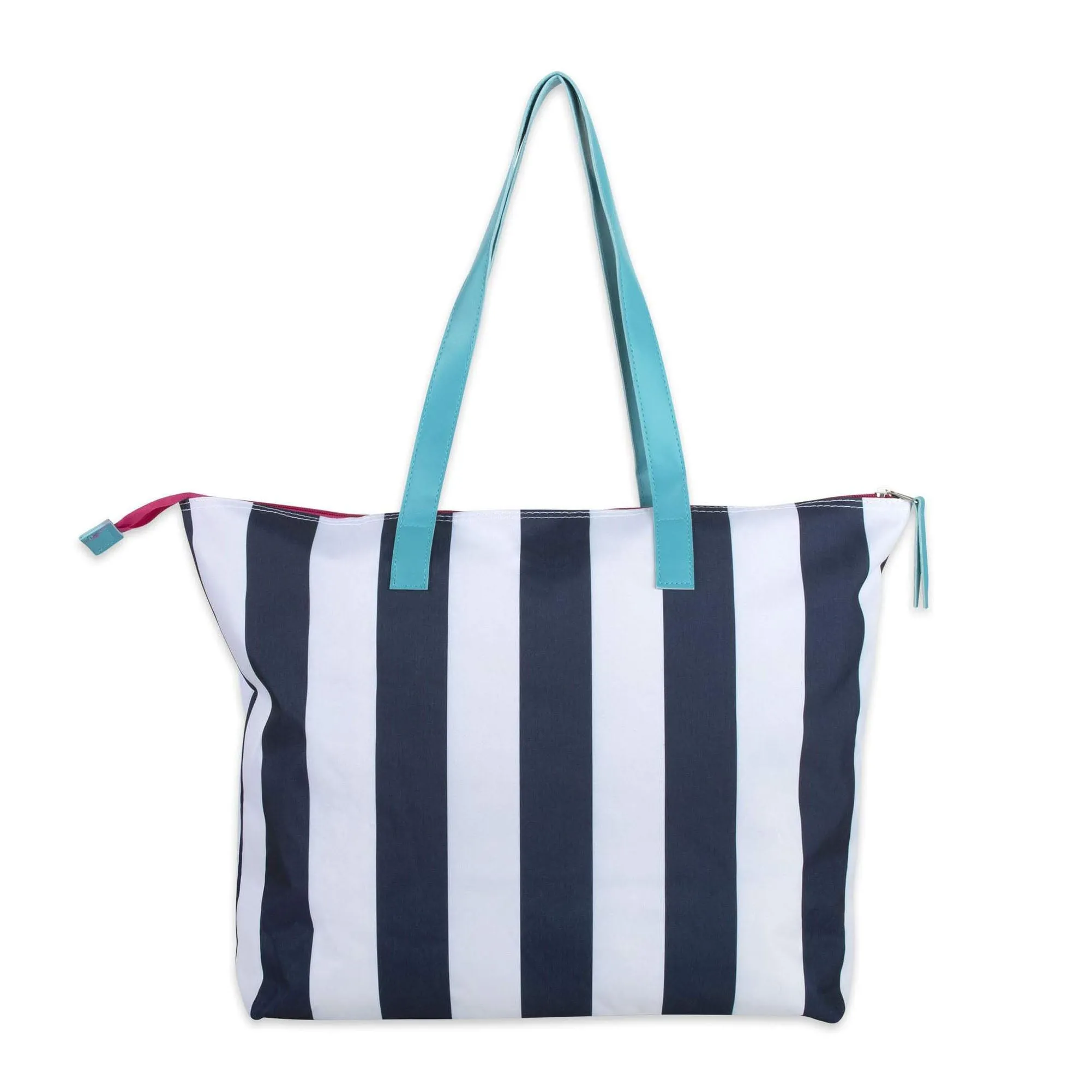 Cabana Stripe 15 Inch Beach Tote Bag Travel Shopping Vacation Work Outdoor Lot