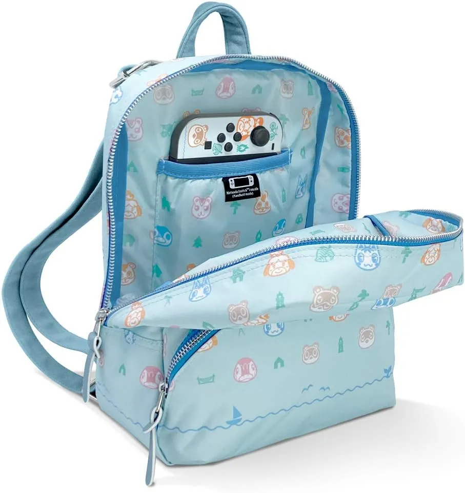 Controller Gear Animal Crossing - Small Backpack Mini Bookbag Travel Bag for Nintendo Switch Console & Accessories