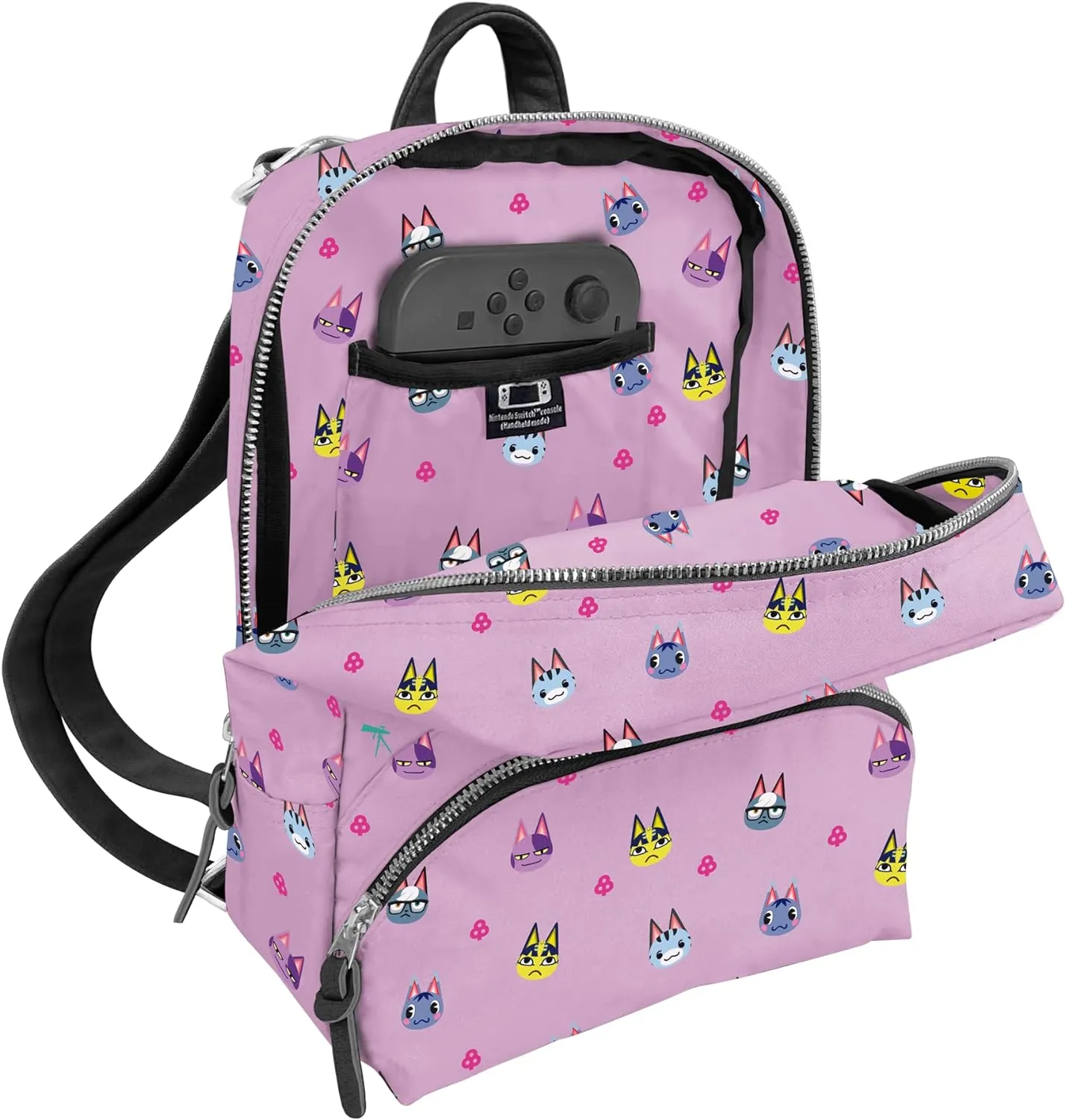 Controller Gear Animal Crossing - Small Backpack Mini Bookbag Travel Bag for Nintendo Switch Console & Accessories