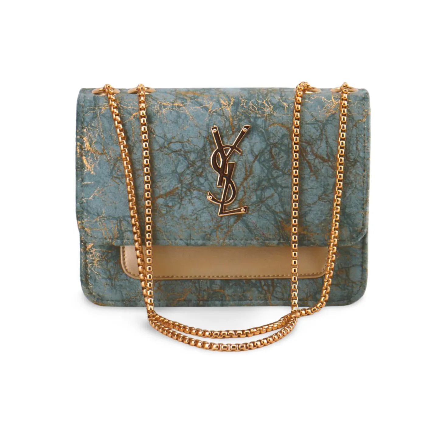 Elegant Gold Chain Shoulder Bag: Classic Luxury for Every Occasion