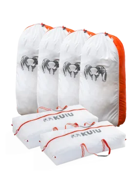 Elk/Caribou Large Game Bag Set | White-Orange