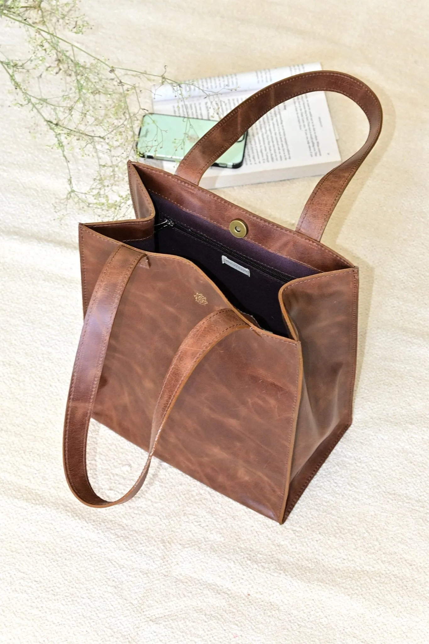 FREEBIE - LEATHER TOTE BAG SMALL