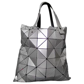 Issey Miyake Grey Metallic Bao Bao Tote Bag