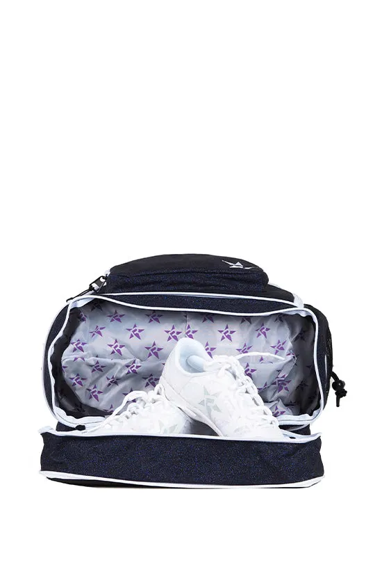 Mystic Navy Rebel Dream Bag with White Zipper