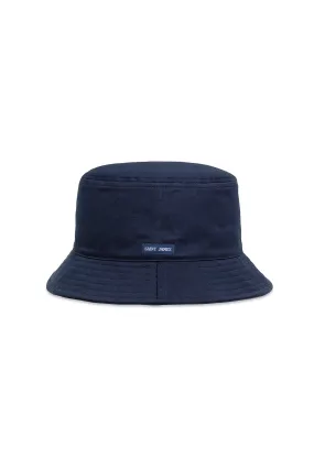 Plain bucket hat - in cotton (MARINE)